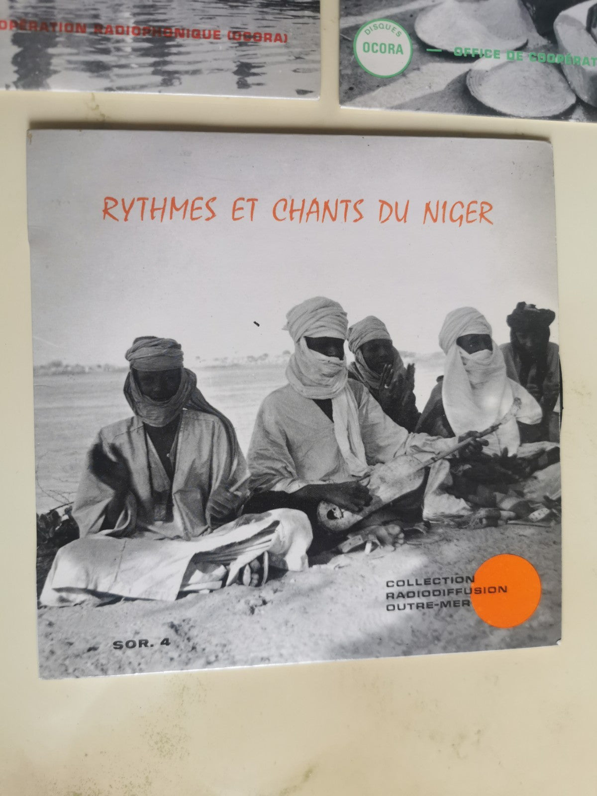 Lot of 3 Vinyl 45s, African Sounds & Atmospheres 1 & 2 and Rhythms...