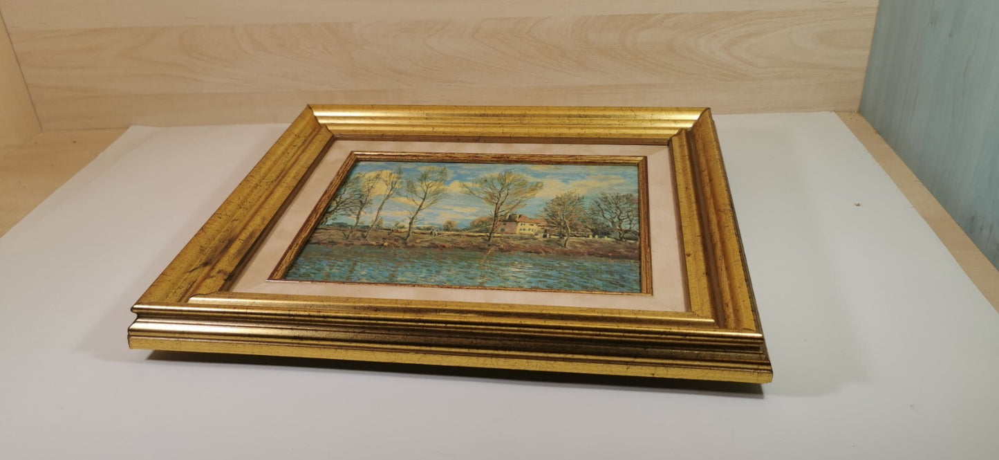 Magnificent Reproduction of the Painting: Grande Jatte Island, Neuilly sur Seine