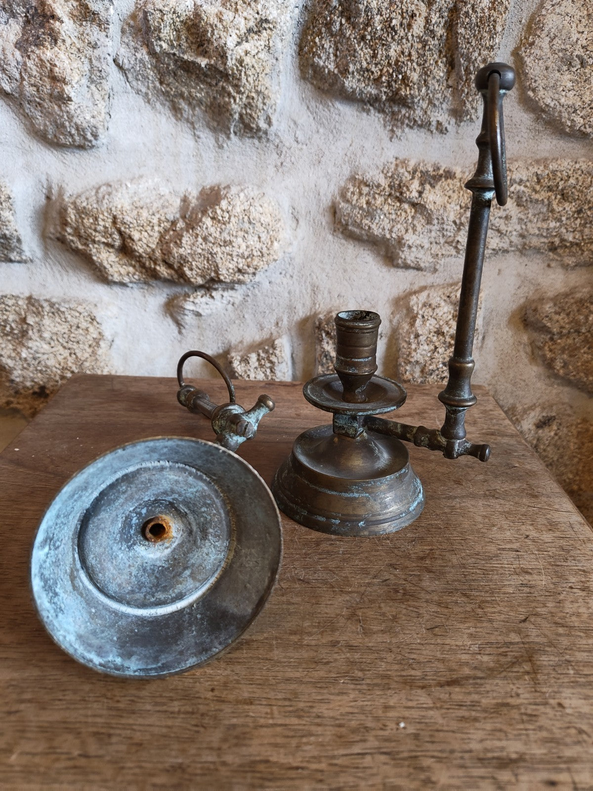 Pair of Brass Candlesticks, Good Condition