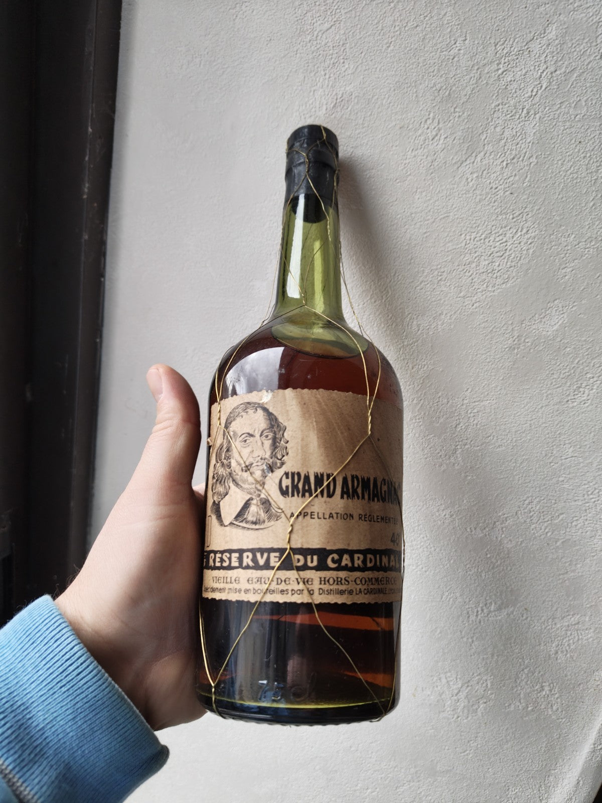 RARE Grand Armagnac, Reserve Du Cardinal, Lyon, COLLECTION, vintage