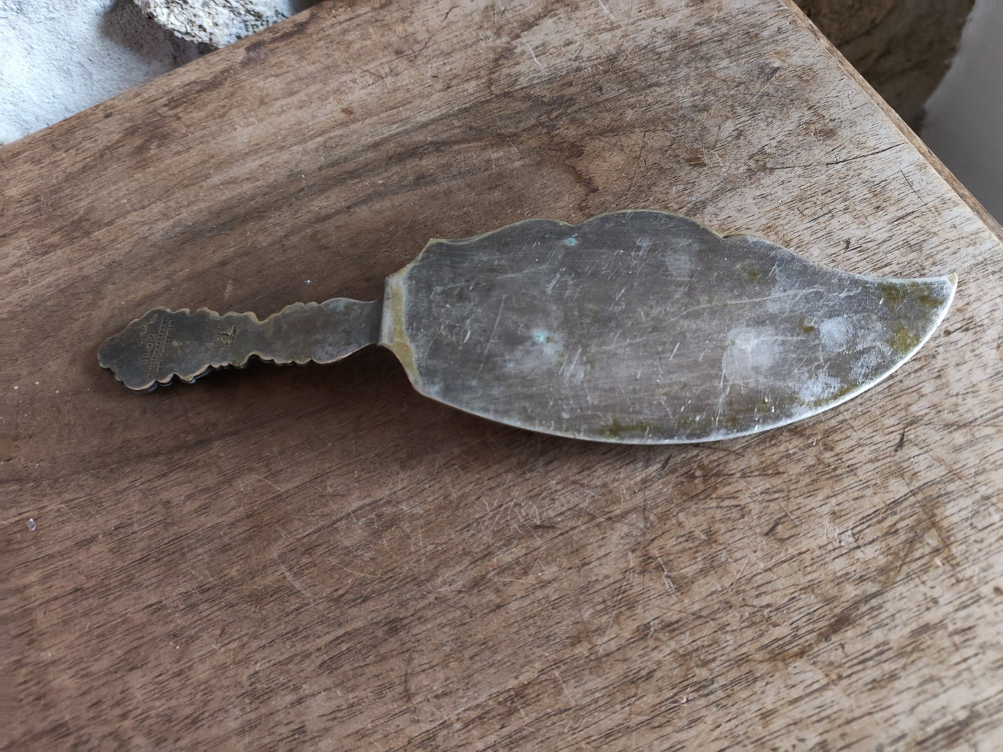 Fish Slice in Silver-Plated Metal, REP SHEFFIELD ARGENTINA