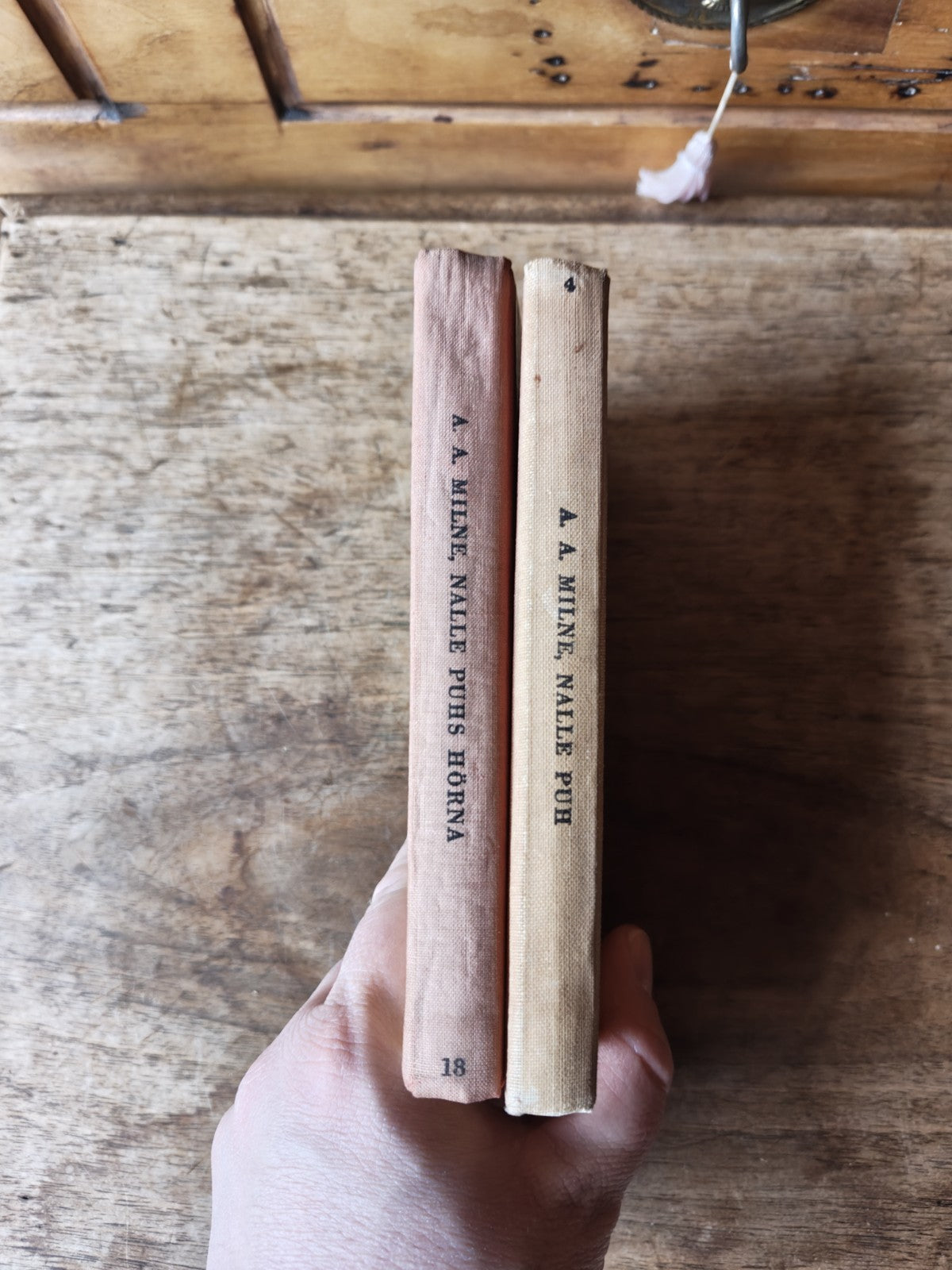Two Books BONNIERS BARNBIBLIOTEK A.MILNE, WINNIE THE POOH AND WINNIE THE POOH'S CORNER
