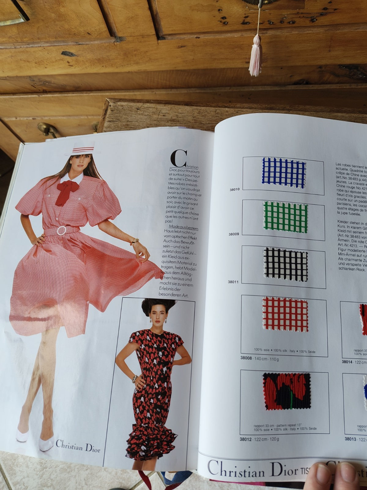 Two Vintage Fashion Books France/Italy, Paris, 1988