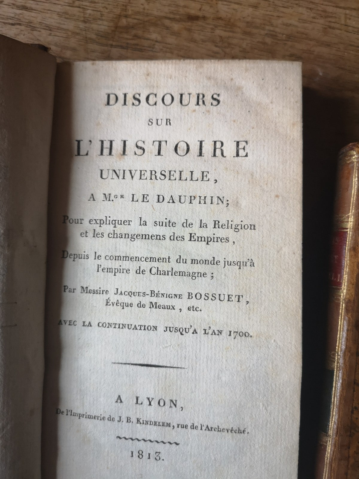 Volumes 1 & 2 Discourse on Universal History, Le Dauphin, 1813