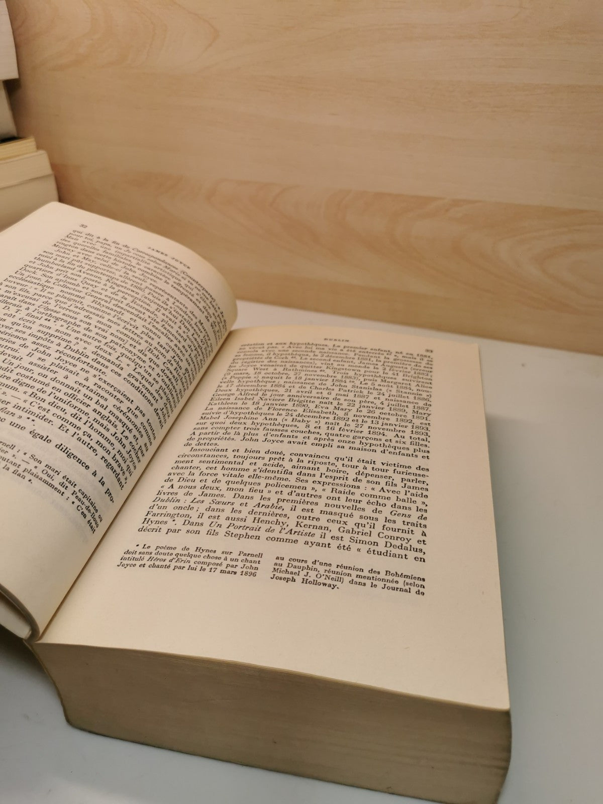 Book JAMES JOYCE by Richard Ellmann, Gallimard