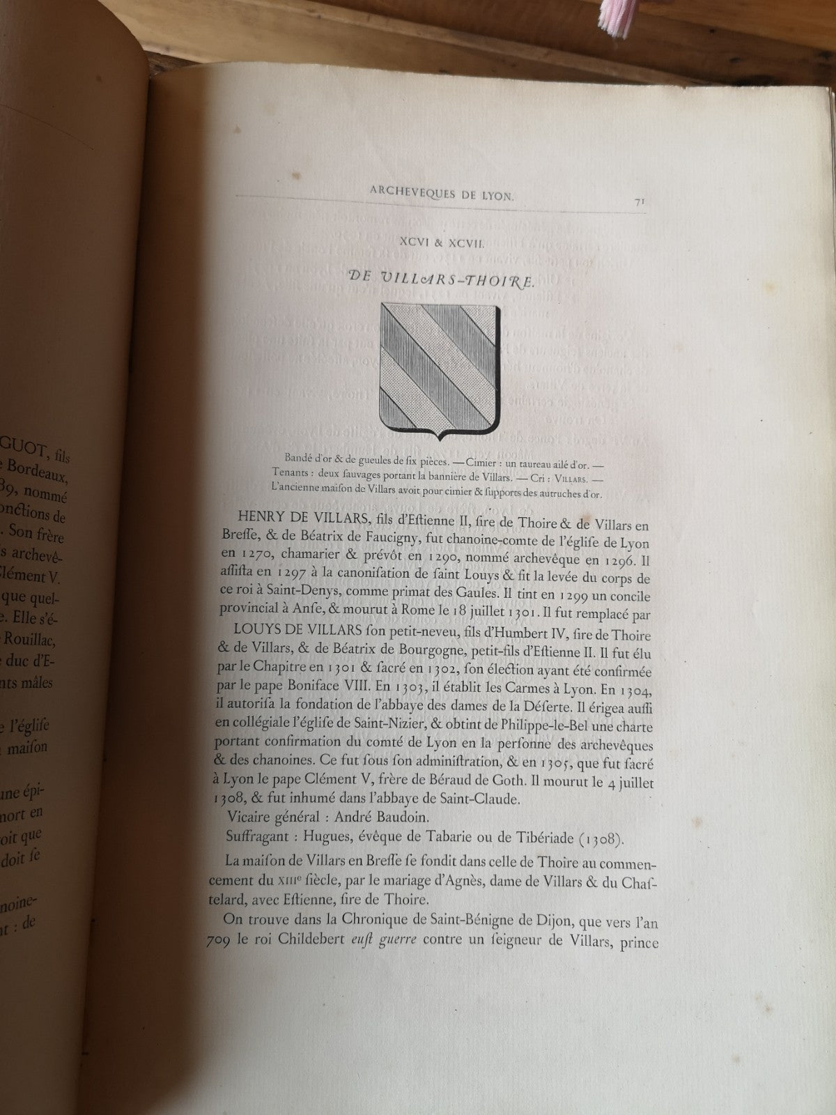The Old Government of Lyon, L. Morel, Louis Perrin 1854