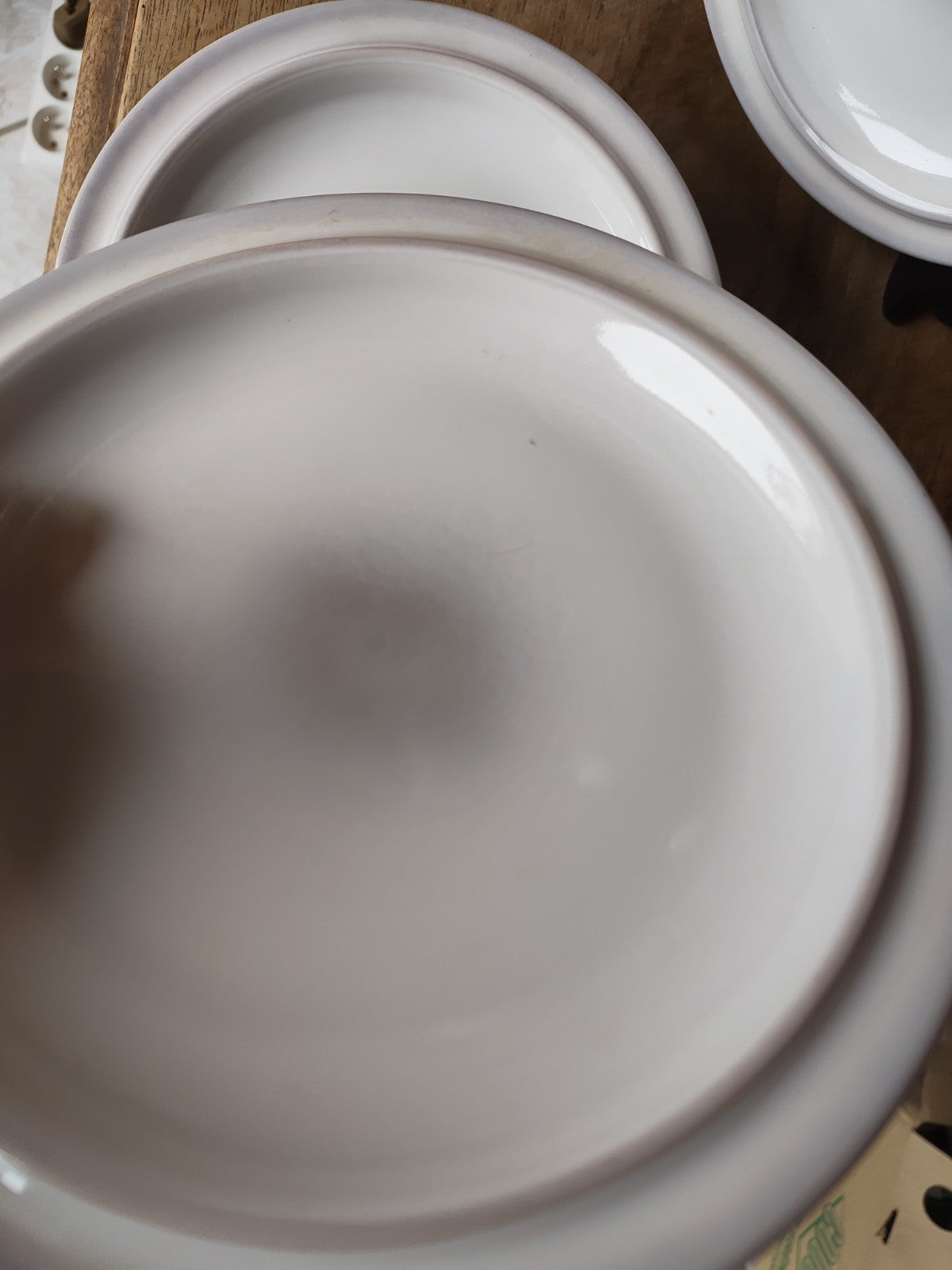 Nine Dessert Plates, Vintage Ceramic, Bavaria Lorraine Goebel, Germany