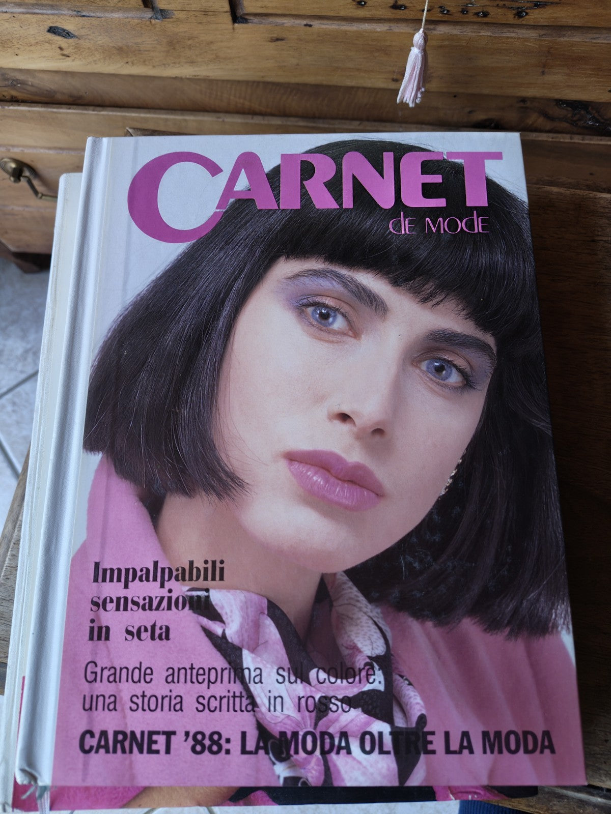 Two Vintage Fashion Books France/Italy, Paris, 1988