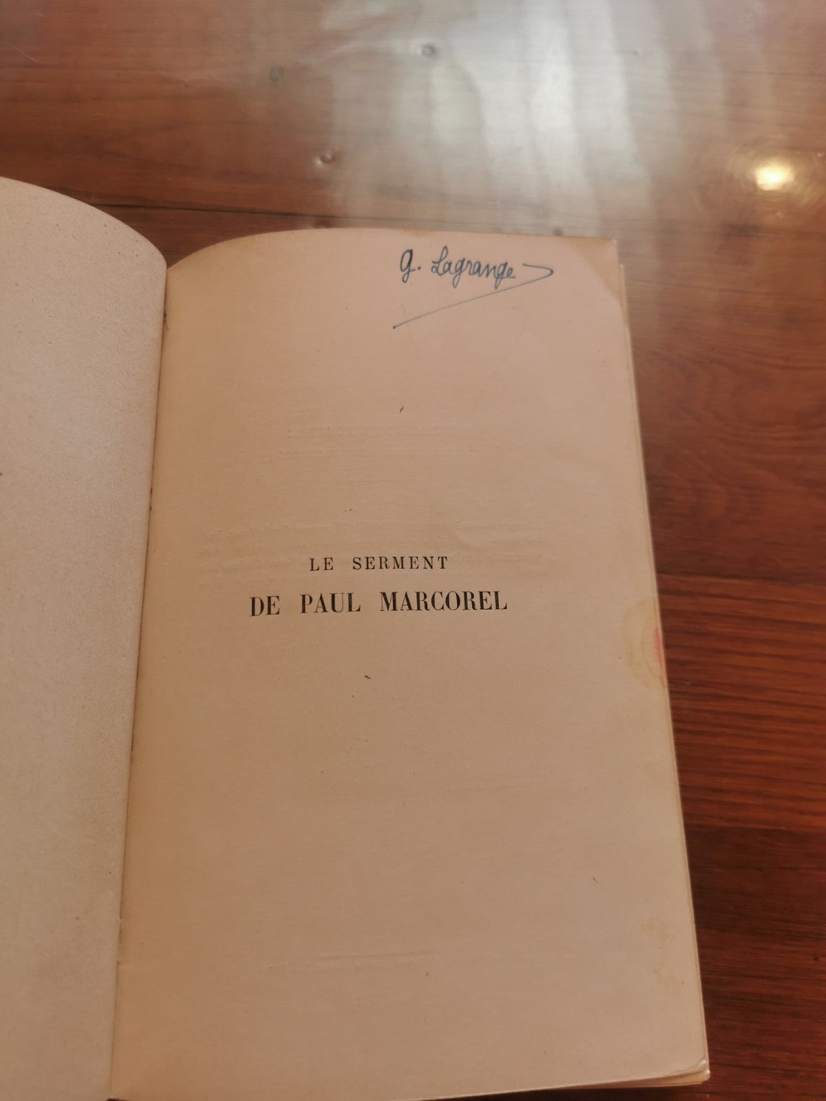 The Oath of PAUL MARCOREL, by H. MAYER, 1895