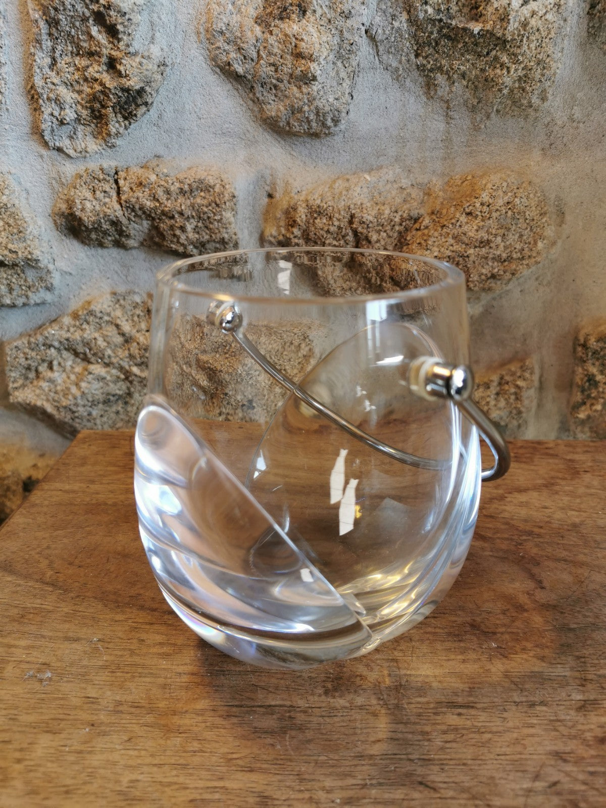Superb DAUM FRANCE Crystal Ice Bucket