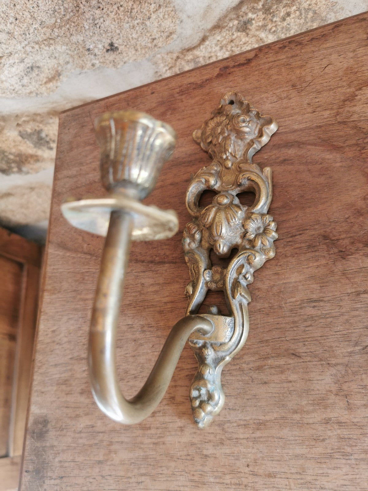 Superb Bronze Wall Sconce