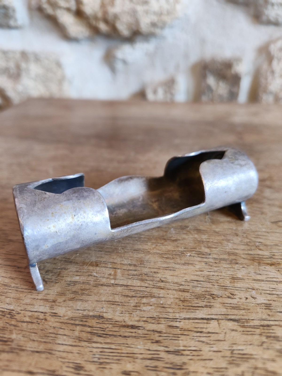 Silver-Plated Metal Toothpick Holder, Krupp Milano