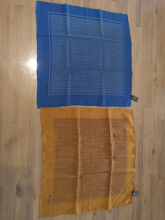 Set of Two Silk Scarves PER Spook PARIS