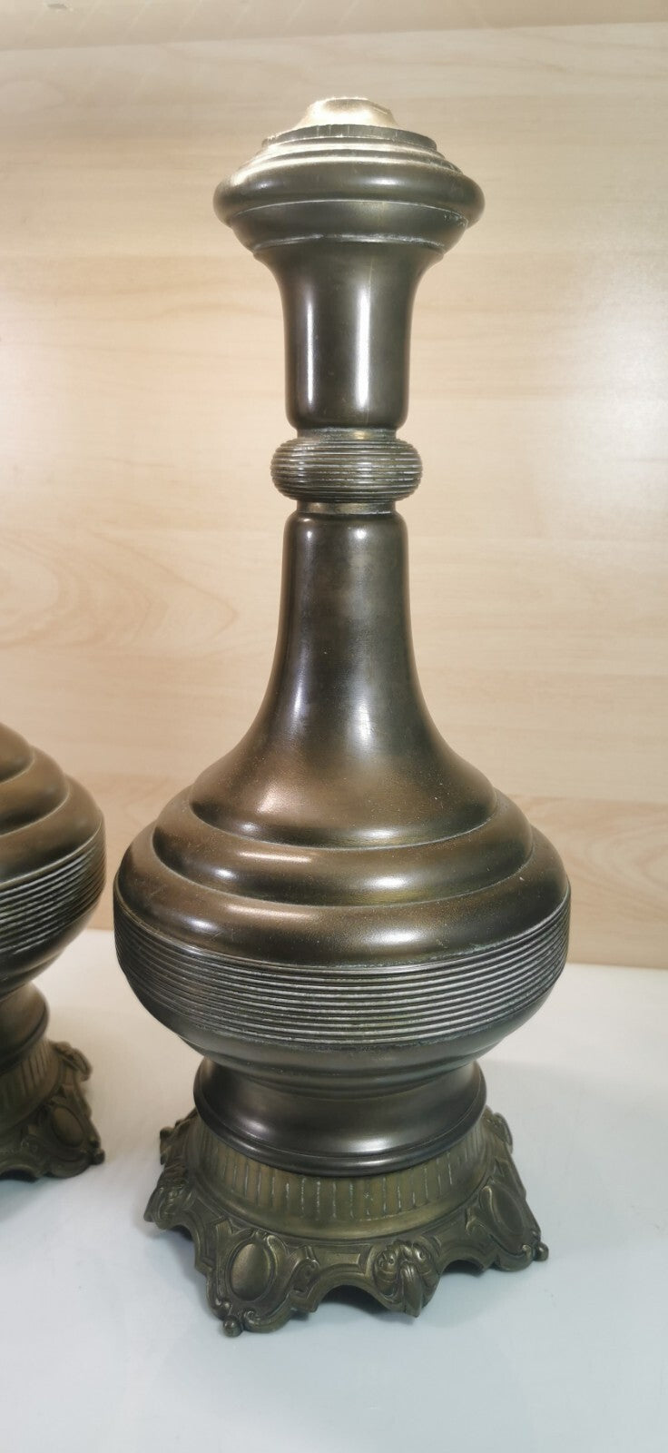 Pair of Antique Lamp Bases