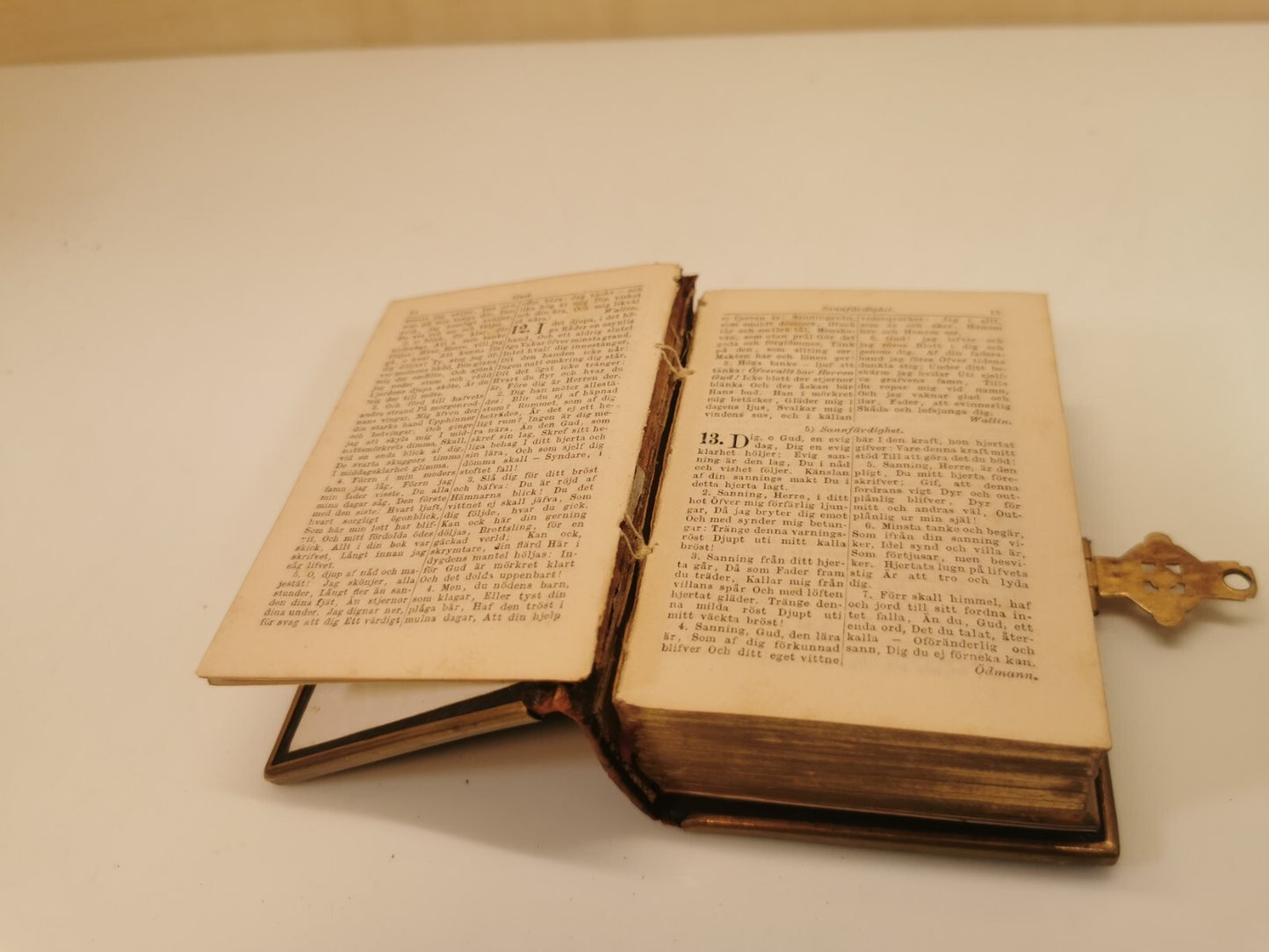 アンティーク Svenska PSALM - Boken AF KONUNGEN Gillad Och Stadfastad 1878 ストックホルム