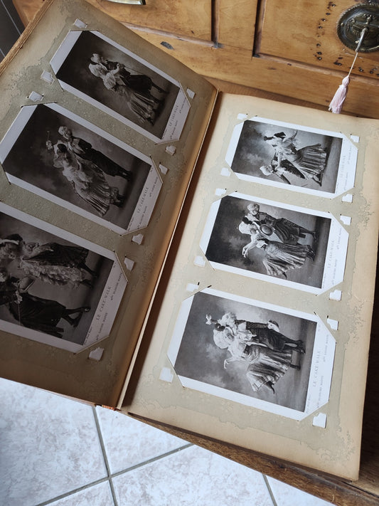 ファンタジーポストカードアルバム フランス、CPA250以上