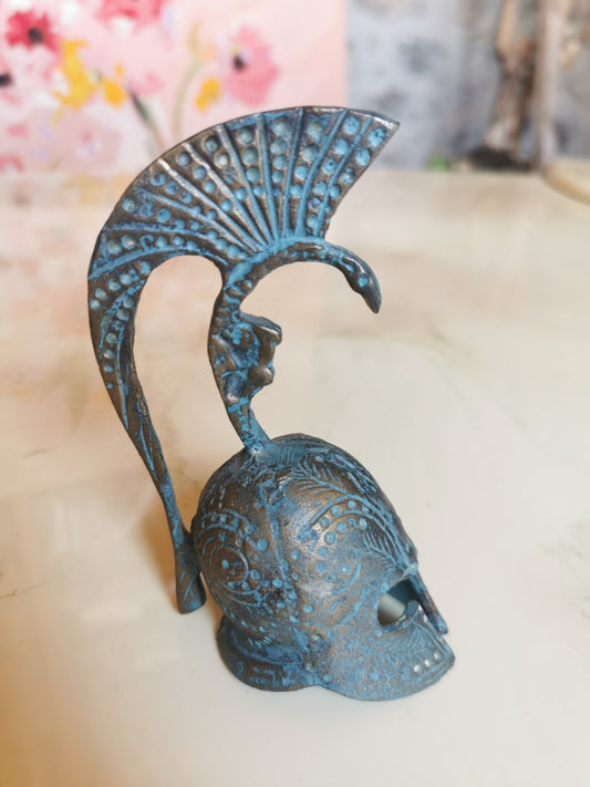 Superb Greek Spartan Serpent Bell Helmet