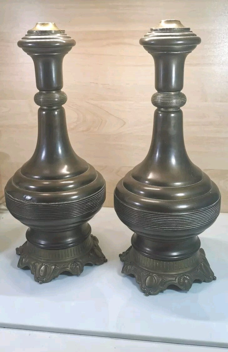 Pair of Antique Lamp Bases