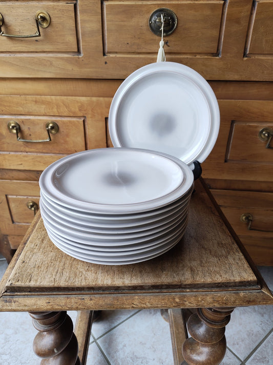 Set of 11 Vintage Ceramic Plates Goebel Lorraine Osleauer Bavaria...