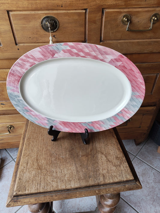 Set of Two Villeroy & Boch Ceramic Trays, Vintage Ceramic...