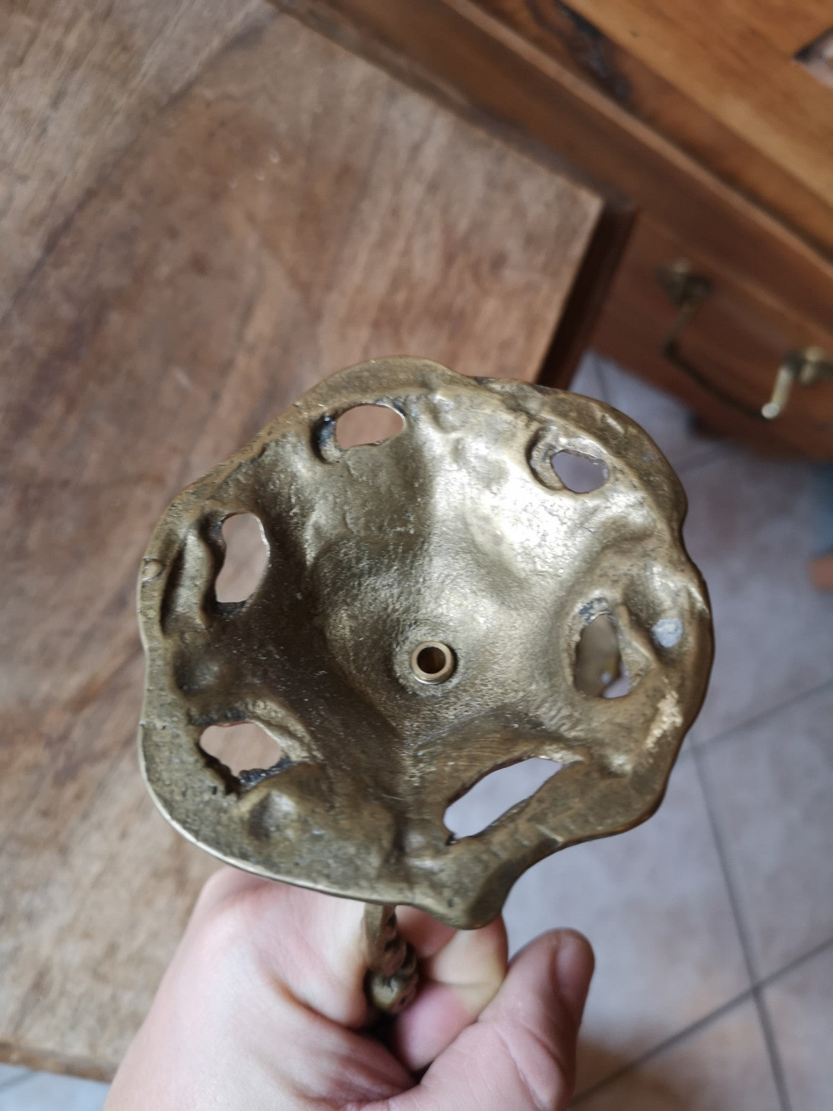 美しい燭台一組（ブロンズ製??）