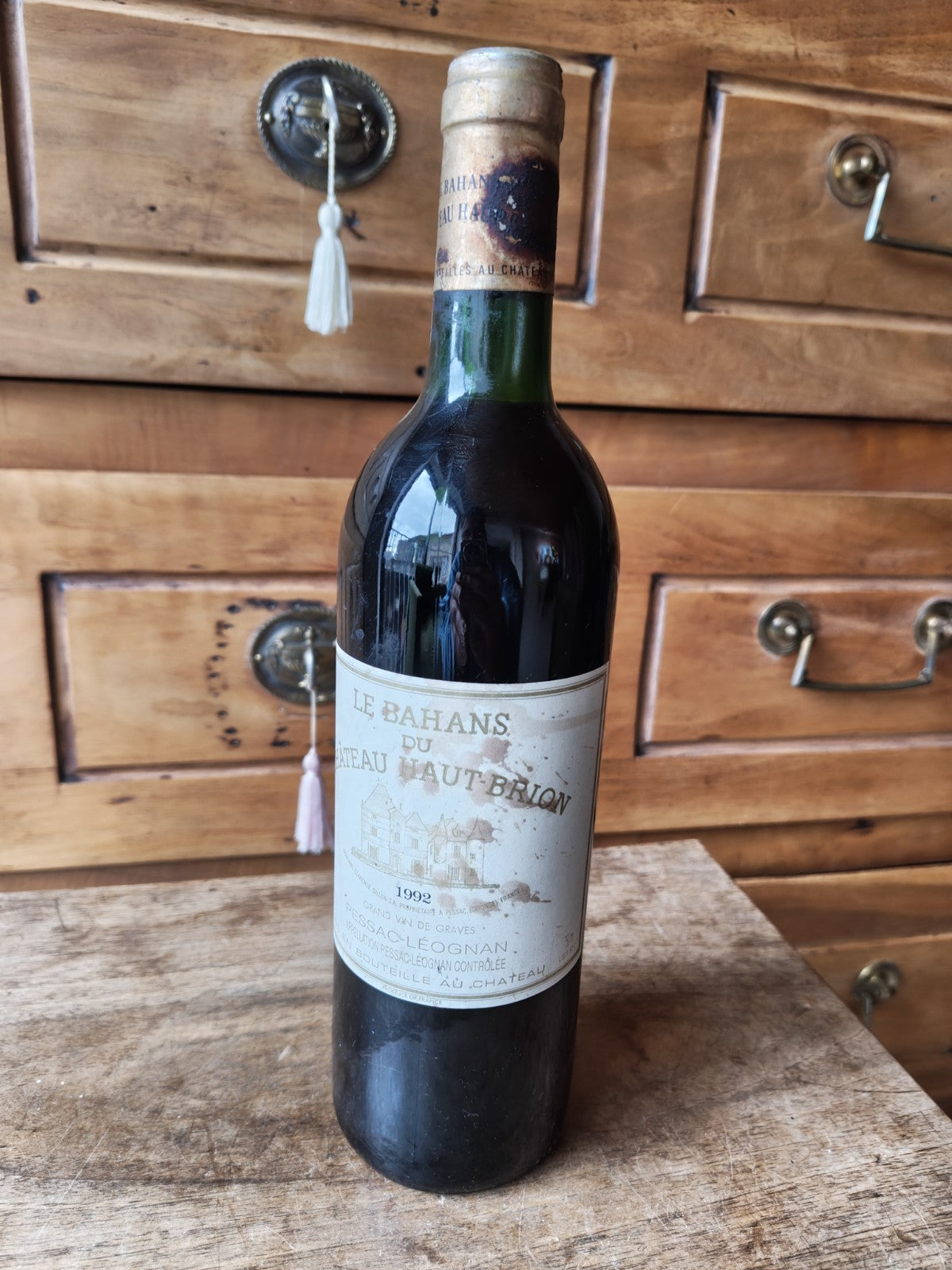 Wine Bottle Le Bahans Du Haut-Brion 1992, French Wine Collector