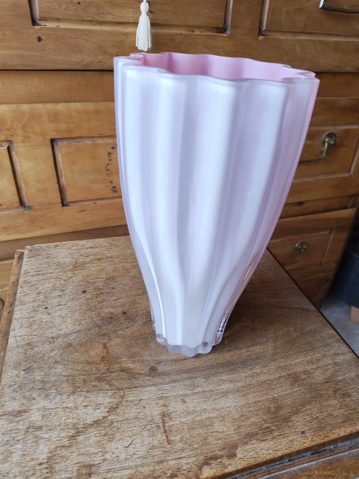 Rare Kosta Boda Hot Pink Vase, Ann Wahlstrom, 2000s, Scandinavian