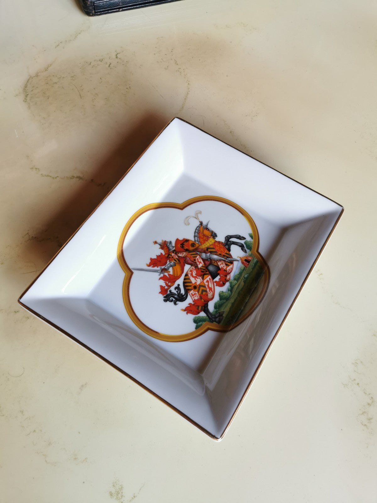 Ceramic Trinket Dish Porcelaine De Paris Lancelot Chevalier