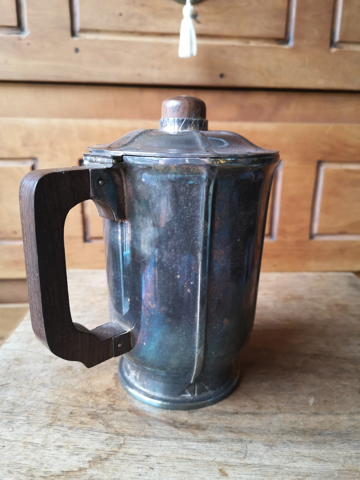 Superb Ercuis Silver-Plated Metal Teapot