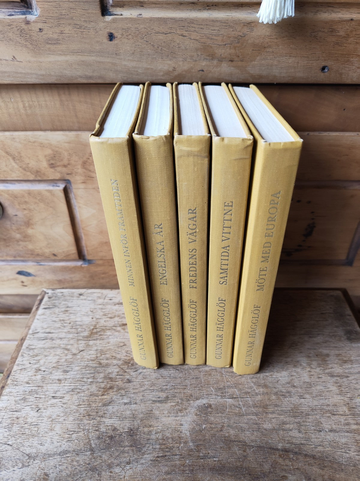 Lot of 5 Books by Gunnar Hagglof