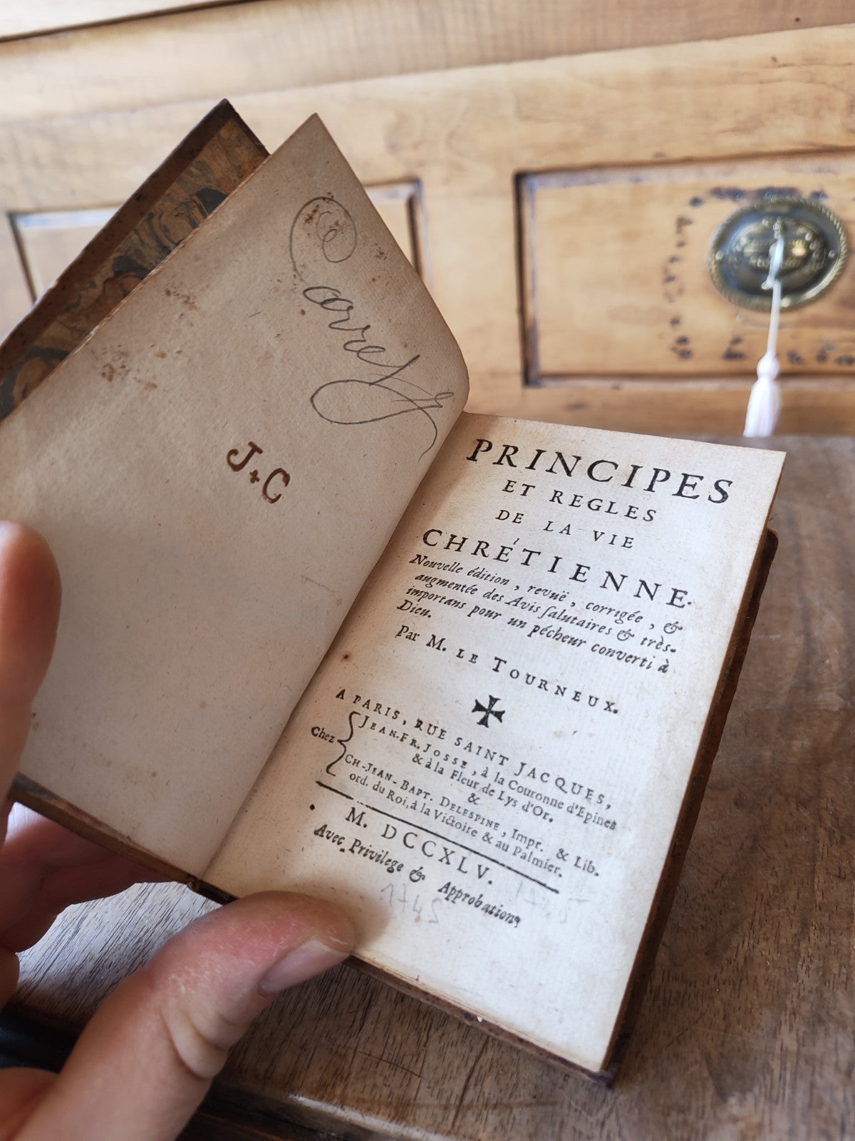 Principles and Rules of the Christian Life, 1745, M. Le Tourneux, Christians,...