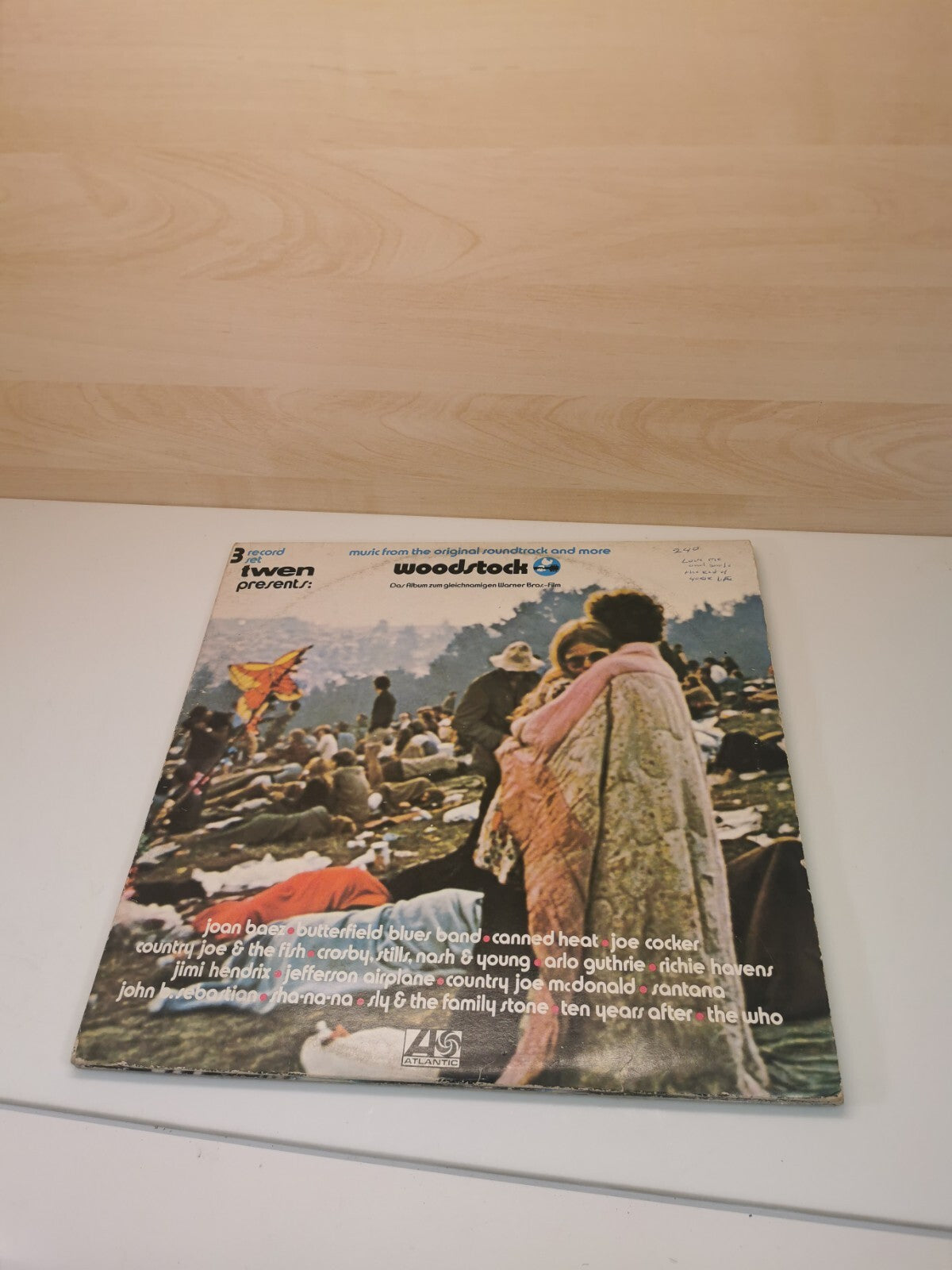 LEGENDARY 3LP WOODSTOCK Atlantic Atl 60 001