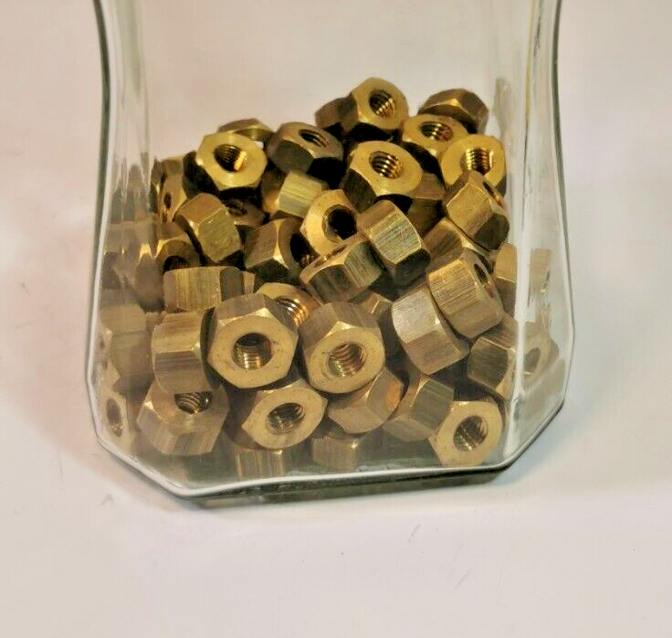 Lot of over 95 M8 Brass Nuts
