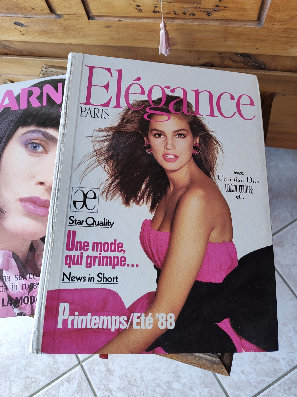 Two Vintage Fashion Books France/Italy, Paris, 1988