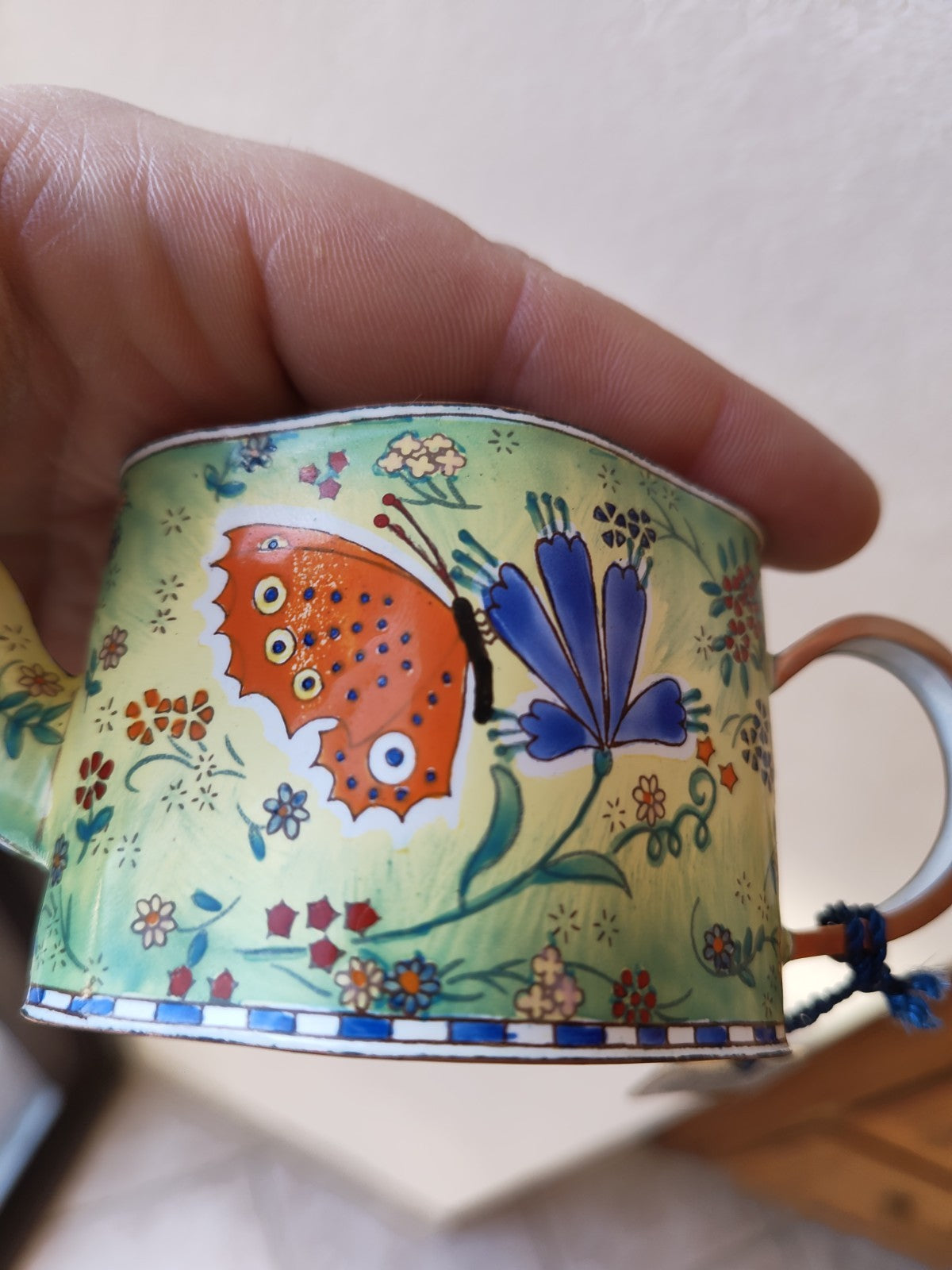 Charlotte Di Vita London, Butterfly Collection Enamel Teapot