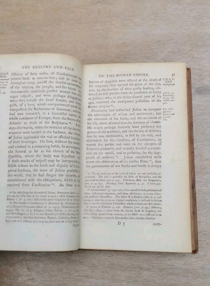 The History Of The Decline And Fall Of The ROMAN Empire By Edward Gibbon Volume