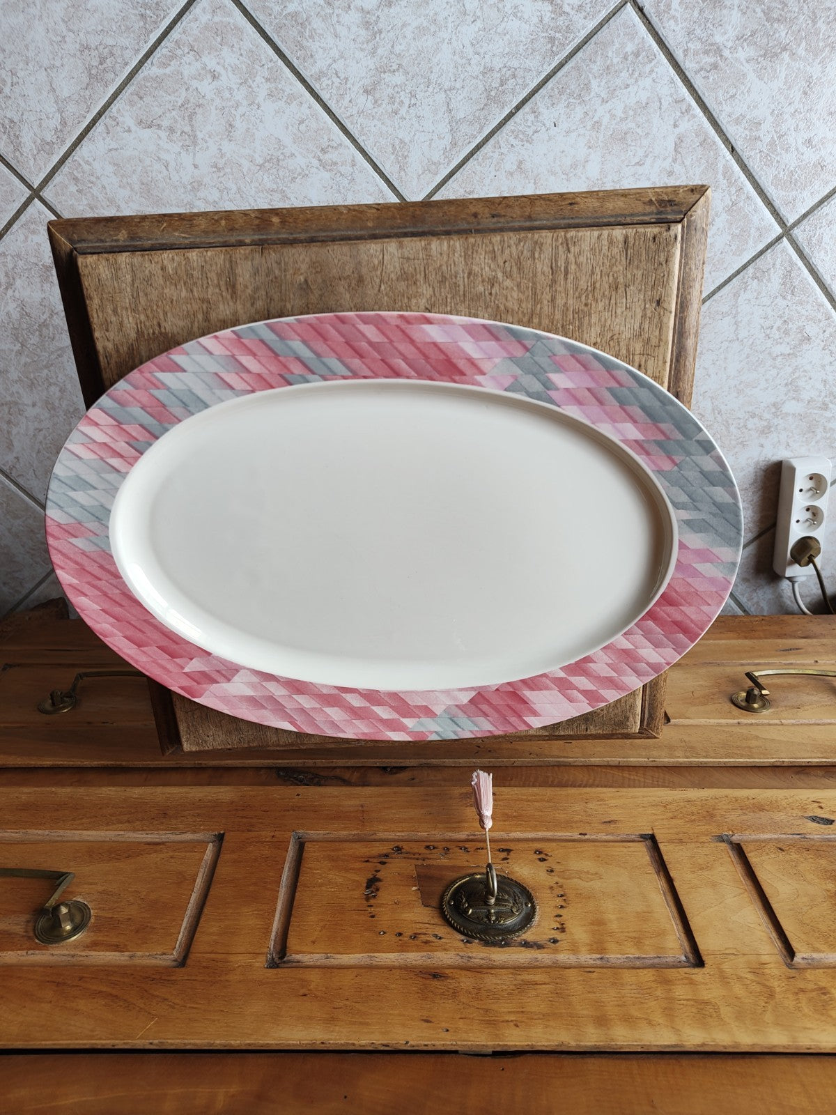 Set of Two Villeroy & Boch Ceramic Trays, Vintage Ceramic...