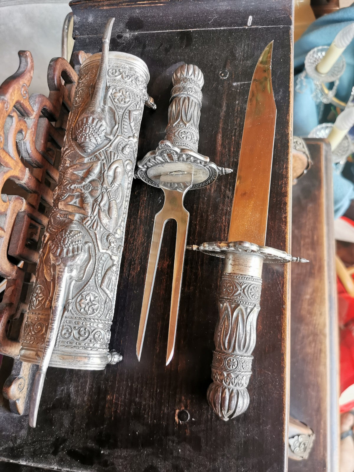 Superb Decorative Indian Meat Knife Set