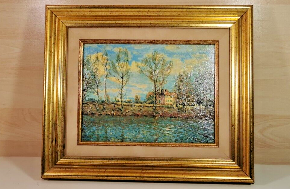 Magnificent Reproduction of the Painting: Grande Jatte Island, Neuilly sur Seine