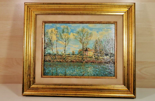 Magnificent Reproduction of the Painting: Grande Jatte Island, Neuilly sur Seine