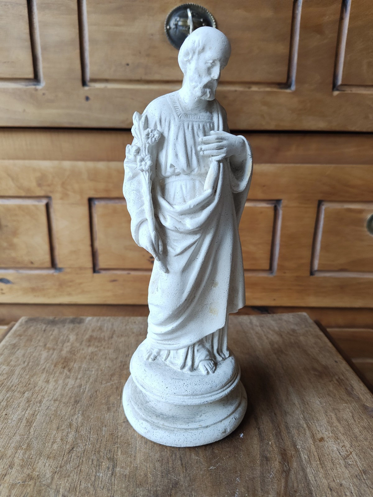 Saint Joseph Statue, Religion, Catholic in Plaster or Reconstituted Stone