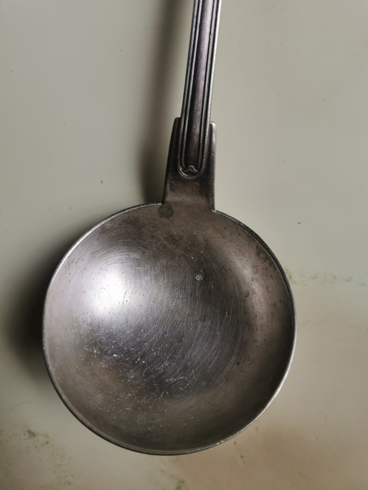 Beautiful Silver-Plated Metal Ladle, 34.5 cm