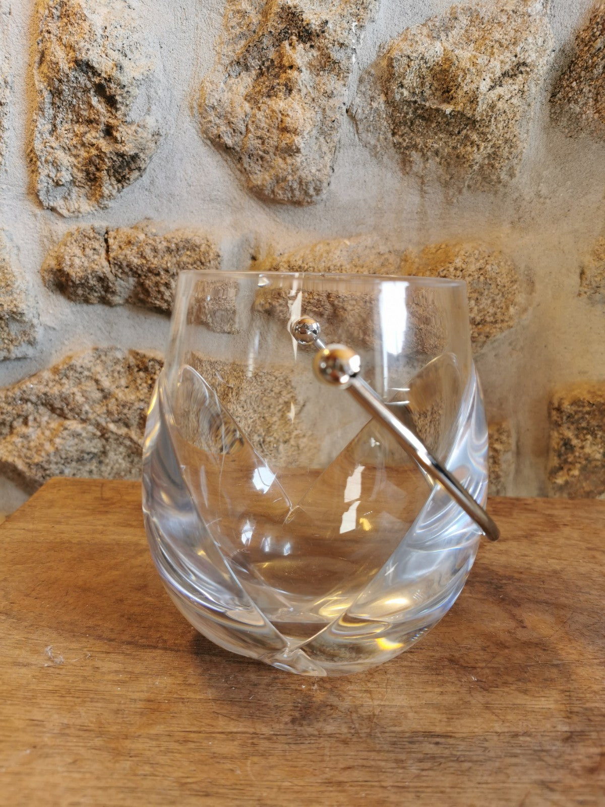 Superb DAUM FRANCE Crystal Ice Bucket
