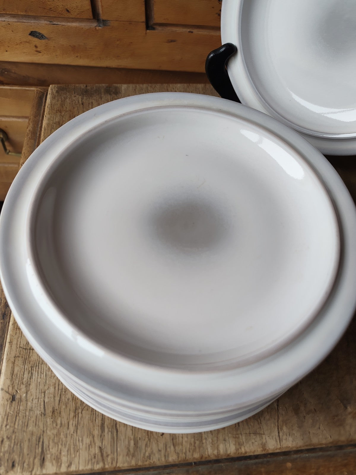 Nine Dessert Plates, Vintage Ceramic, Bavaria Lorraine Goebel, Germany