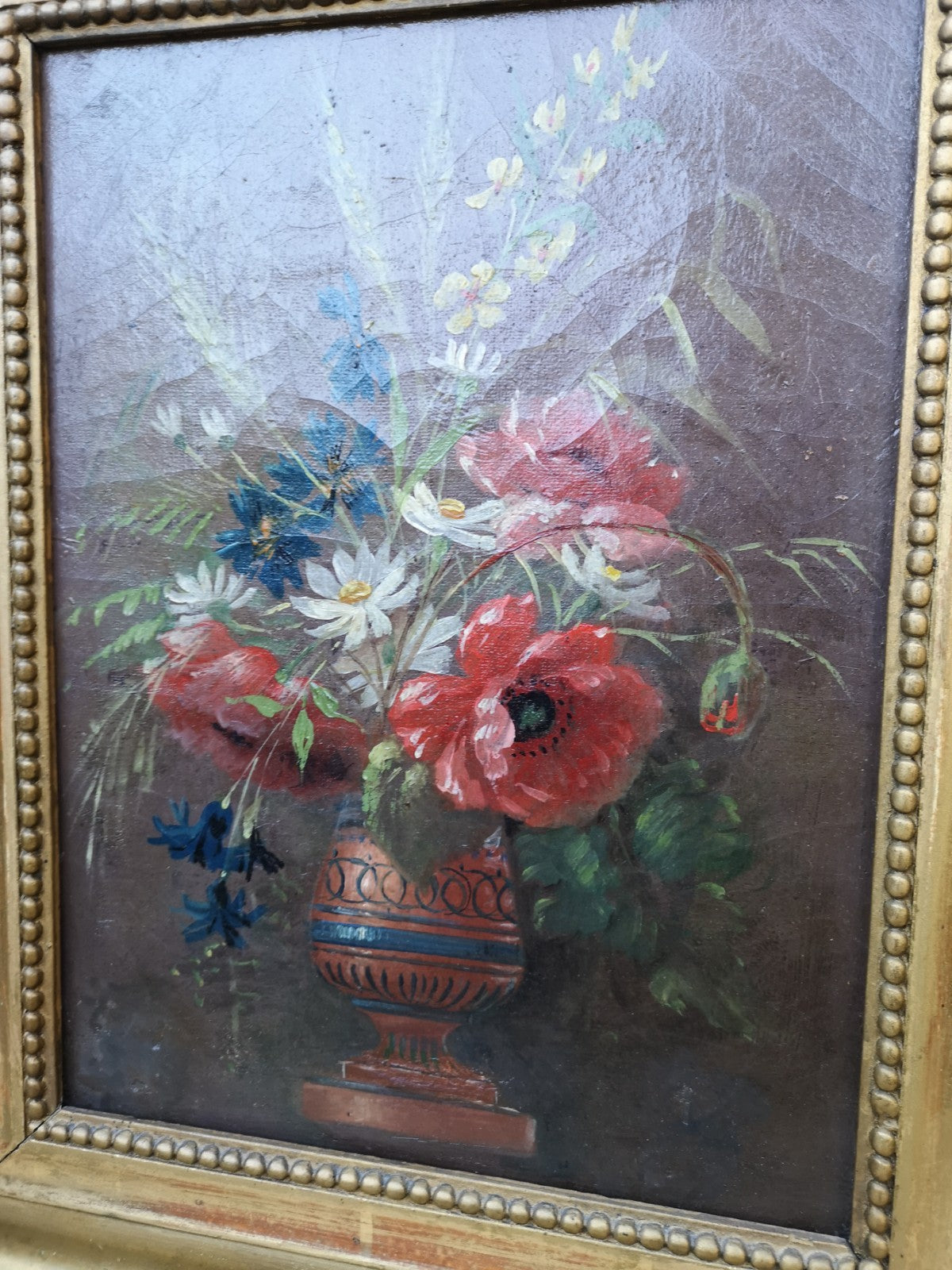 Superb 19th Century Oil on Canvas Still Life (Italy??)