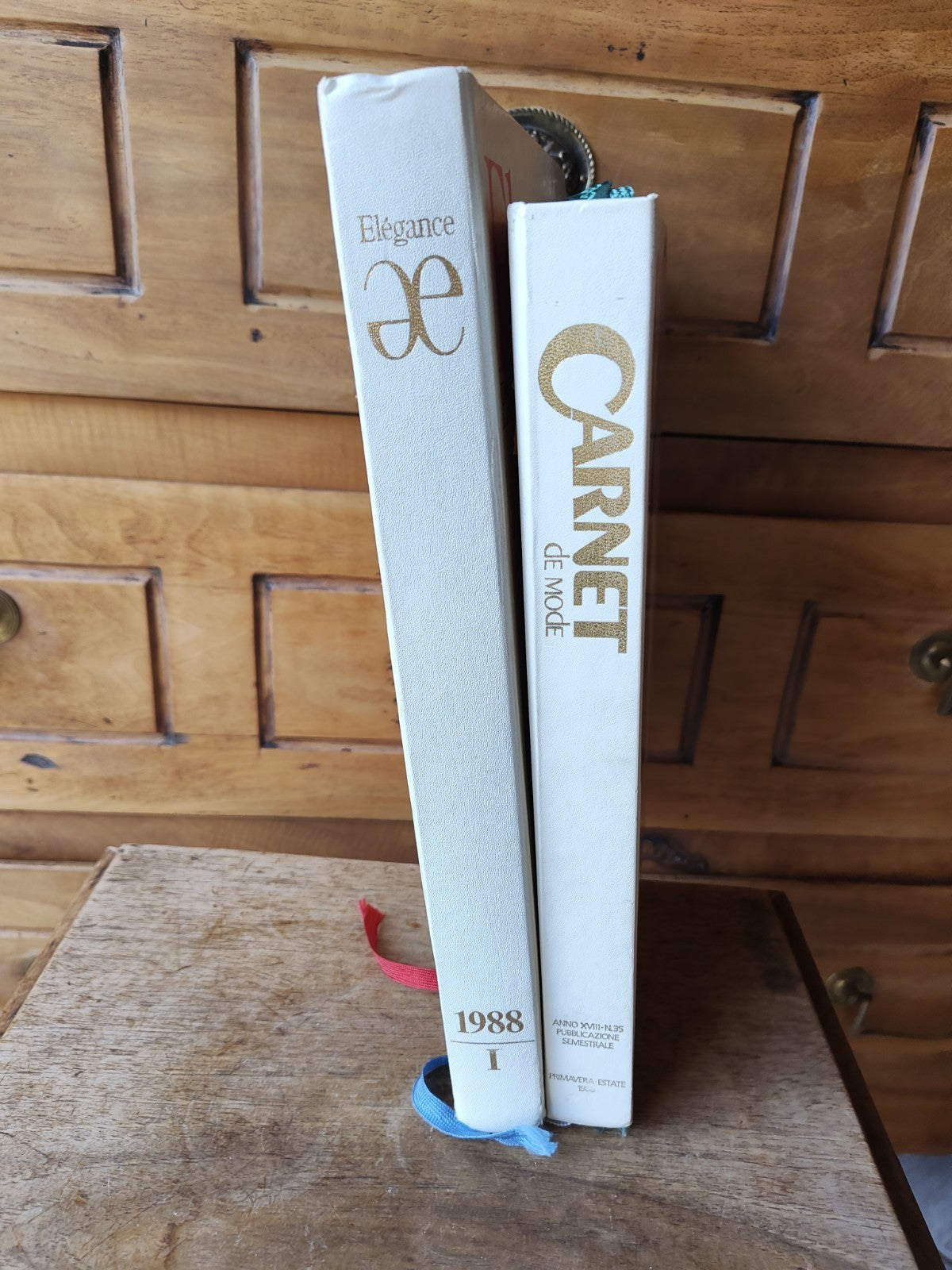 Two Vintage Fashion Books France/Italy, Paris, 1988