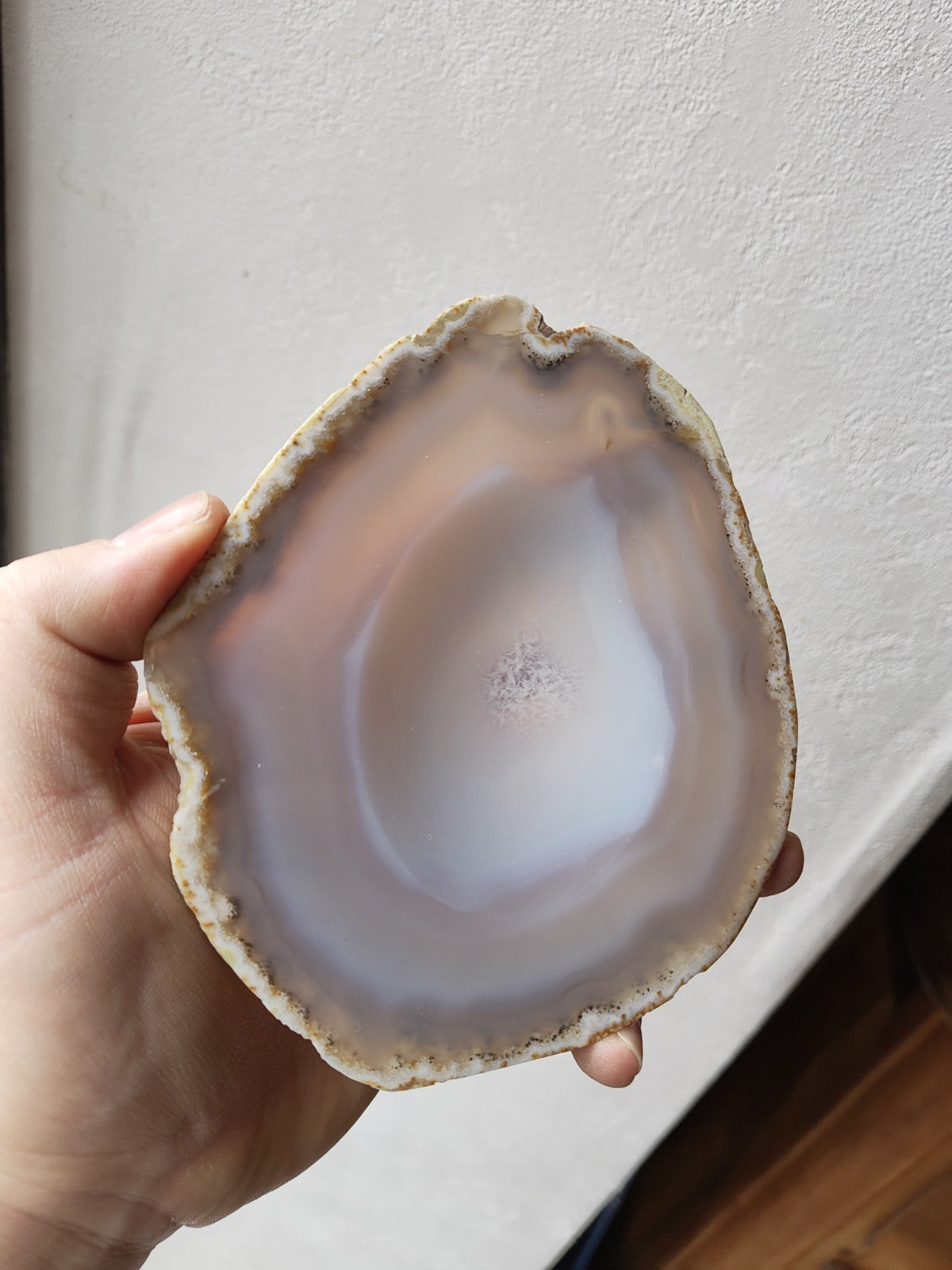 瑪瑙スライスの小物入れ、宝石コレクション、ヴィンテージ鉱物