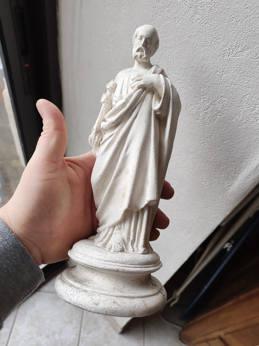 Saint Joseph Statue, Religion, Catholic in Plaster or Reconstituted Stone