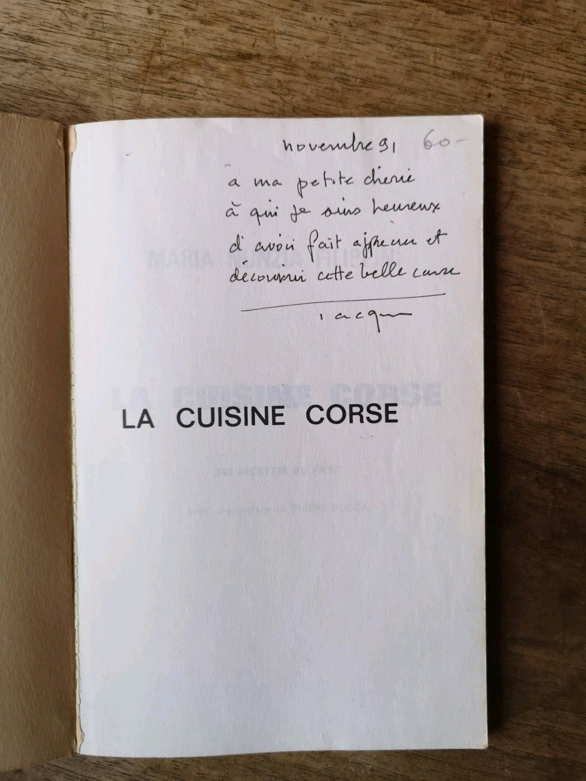Corsican Cuisine, Maria Nunzia Filippini, Pierre Rocca