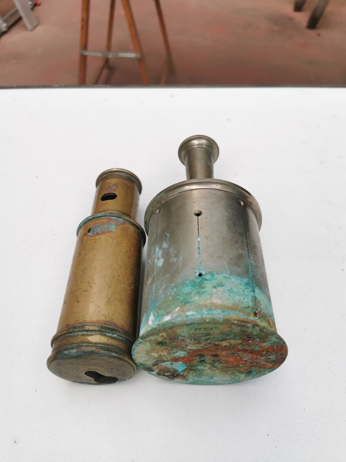 Lot of Measuring Tools H. MORIN PARIS, Pentometer / Surveyor's Square and Level